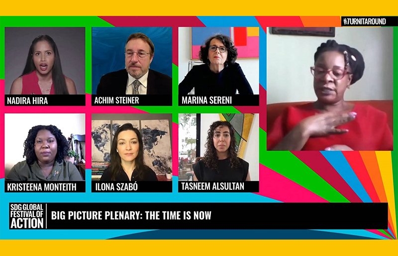 Screenshot of the Big Picture Plenary: the time is now
